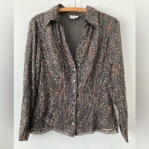 Worth 100% silk Blouse Sz 10